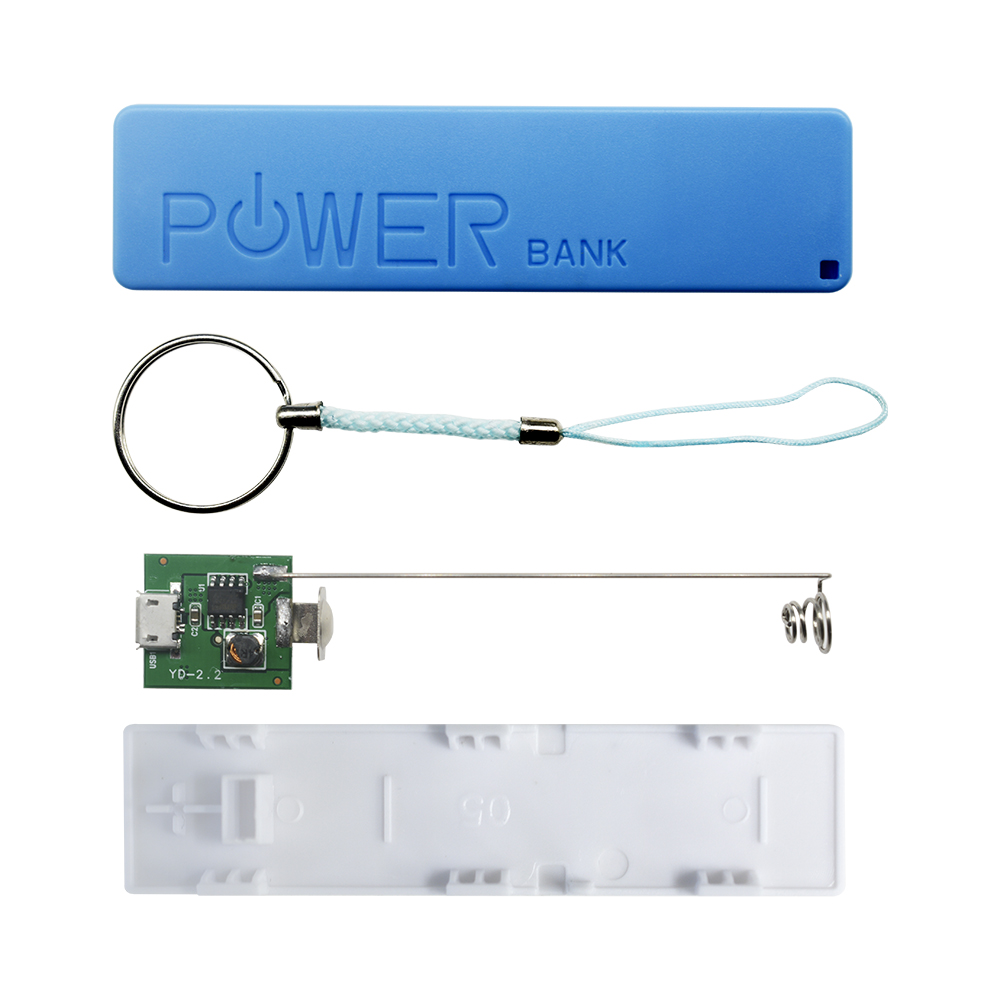 Diy 18650 powerbank behuizingen type-c micro usb powerbank case kit 18650 batterijlader diy box shell kit zwart voor arduino: Paars