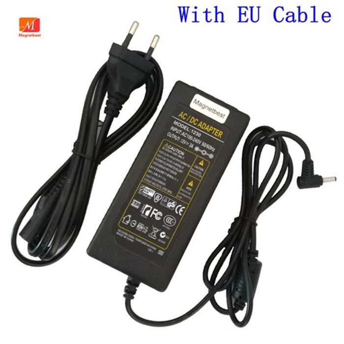 12V 3A AC DC Power Adapter Charger For Voyo VBook V3 pro ultrabook 12V 3A 36W With EU / US Power Cord: Orange