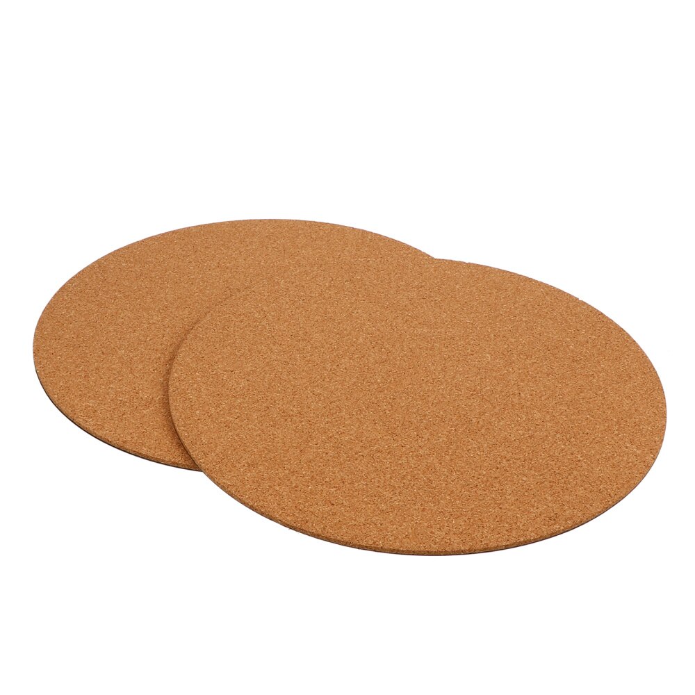 10pcs Cork Plant Mat Round Cork Plant Coasters DIY Garden Pad Plant Plate Pad: 3004.3mm 2pcs
