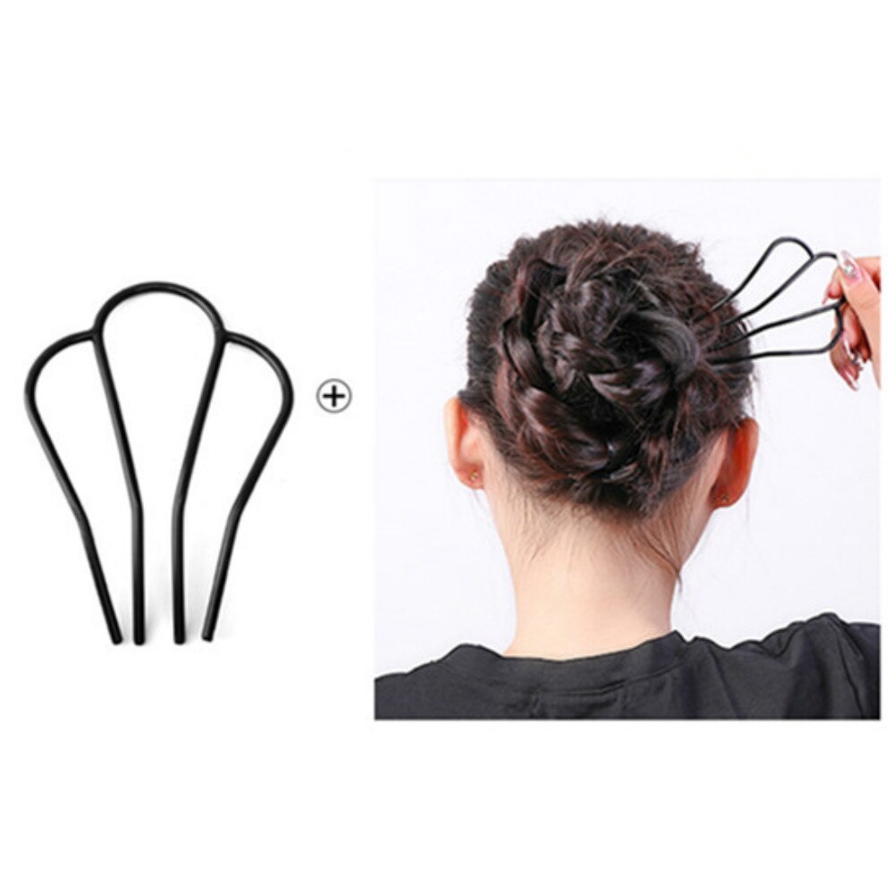 Pinza para cabello de estilo serpenteado para mujer, palo para hacer moños, herramientas de trenzado de cabello DIY, accesorios para el cabello, peinado trenzado