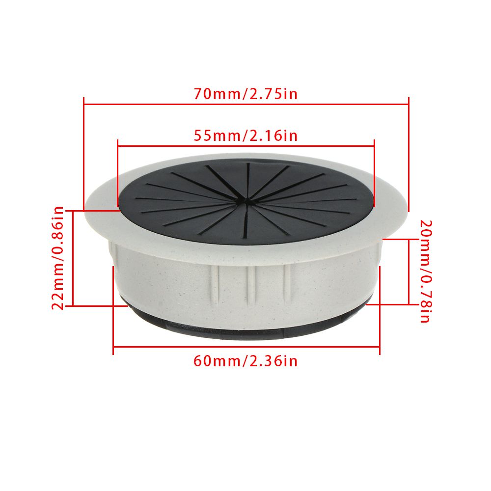 1PC Schreibtisch Tisch Draht See Abdeckung Computer Tülle Tisch Kabel Steckdose Staub Stecker Draht Ordentlich Lagerung Veranstalter Täglichen Zubehör