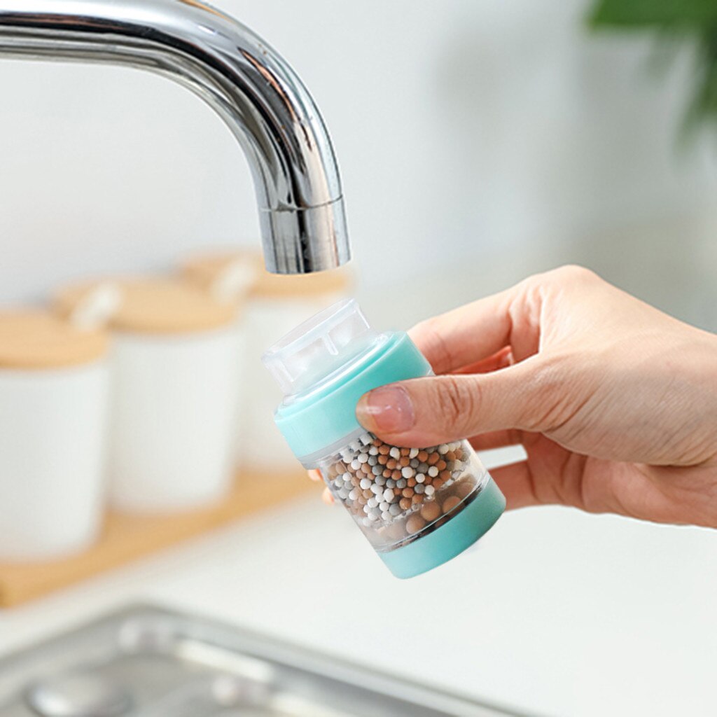 Water Purifier Home Kitchen Tap Water Filter Bathroom Faucet Water Filter Hand Pressure Water Purifier #T