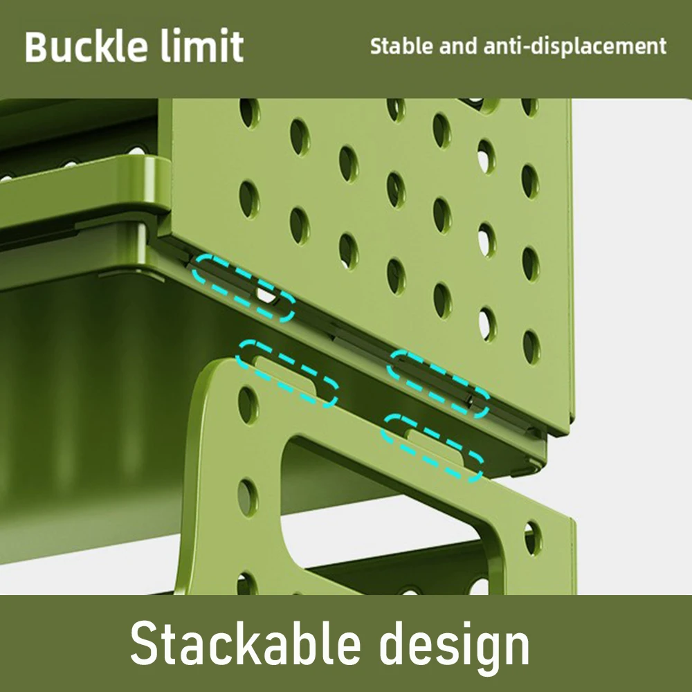 Foldable Desk Organizer Basket - Snack Divider, Stationery Holder, File Box, Document Rack, Office Desk Organizer Basket