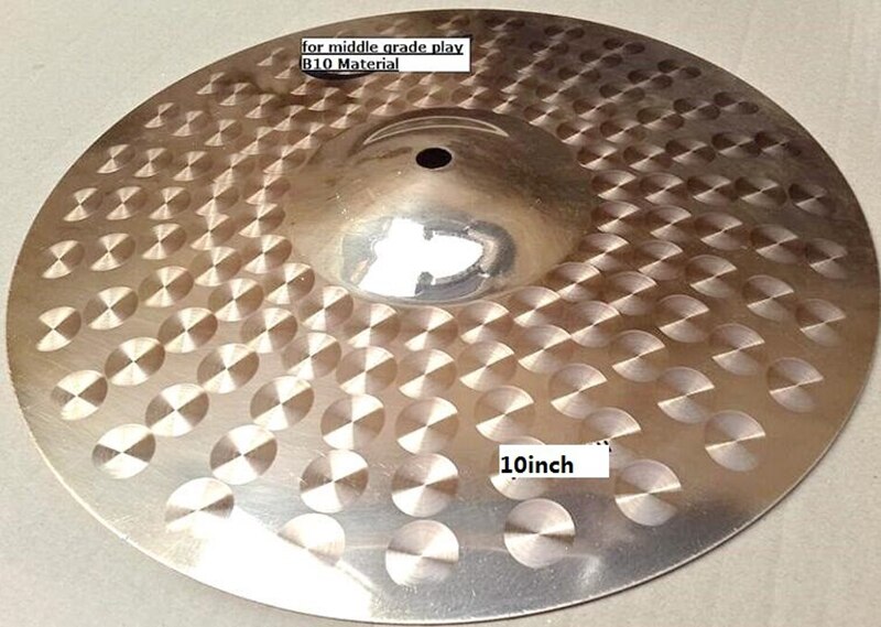 B10 10 Inch Splash Bekken Voor Drumstel 2 Stuks B10 -90% Koper + 10% Tin Voor Midden Grade spelen Drum Instrument