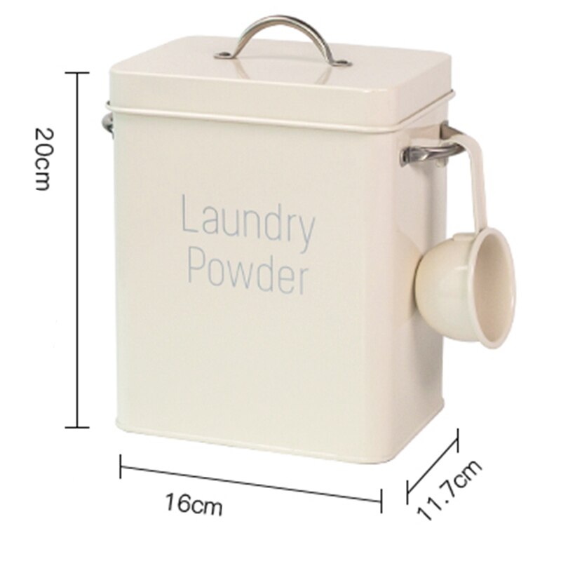 laundry powder box Beautiful Powder Boxes Storage with Scoop Storage Baskets box for washing powder