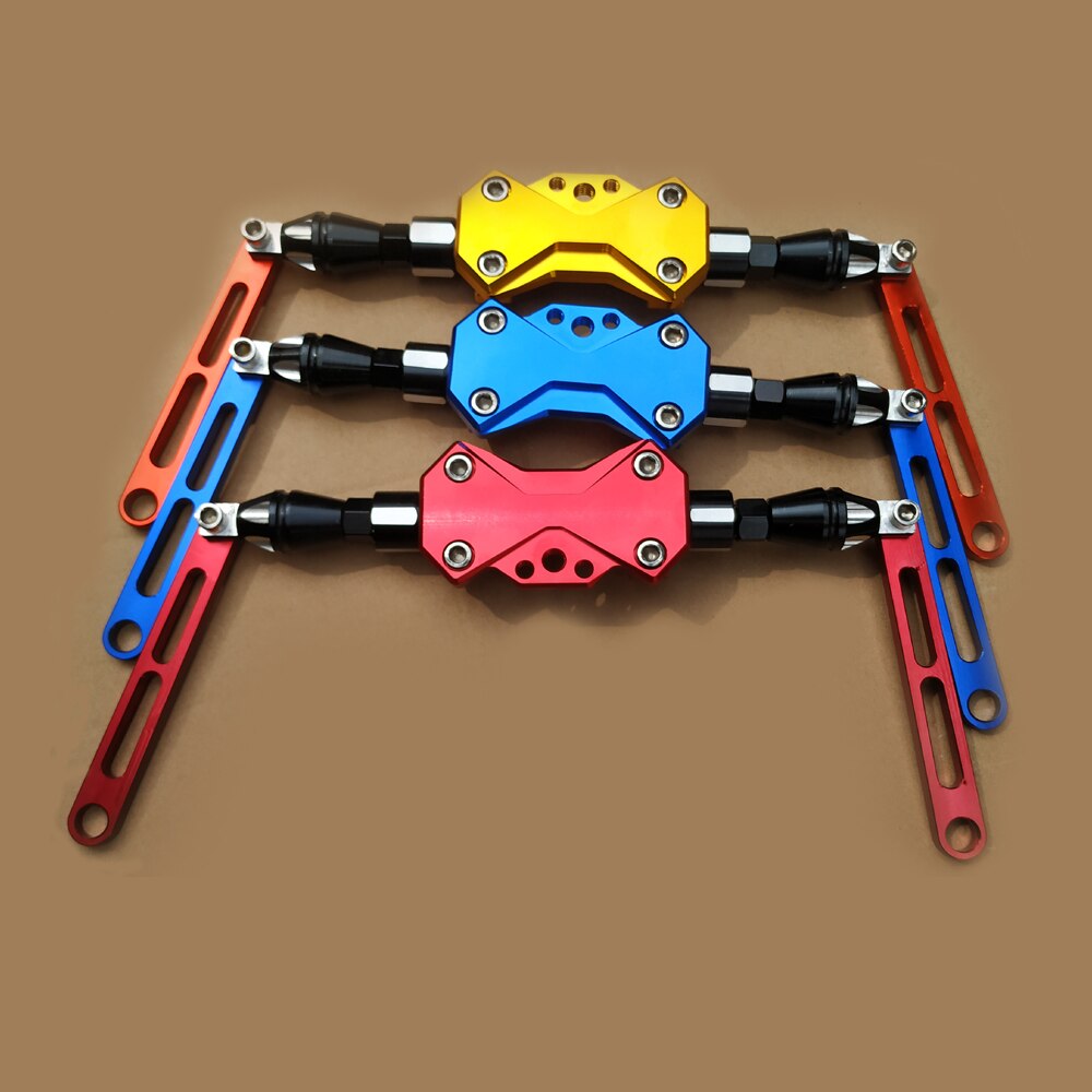 Poste de equilibrio de manillar modificado para motocicleta, varilla de refuerzo ajustable de aleación CNC, accesorios para Moto
