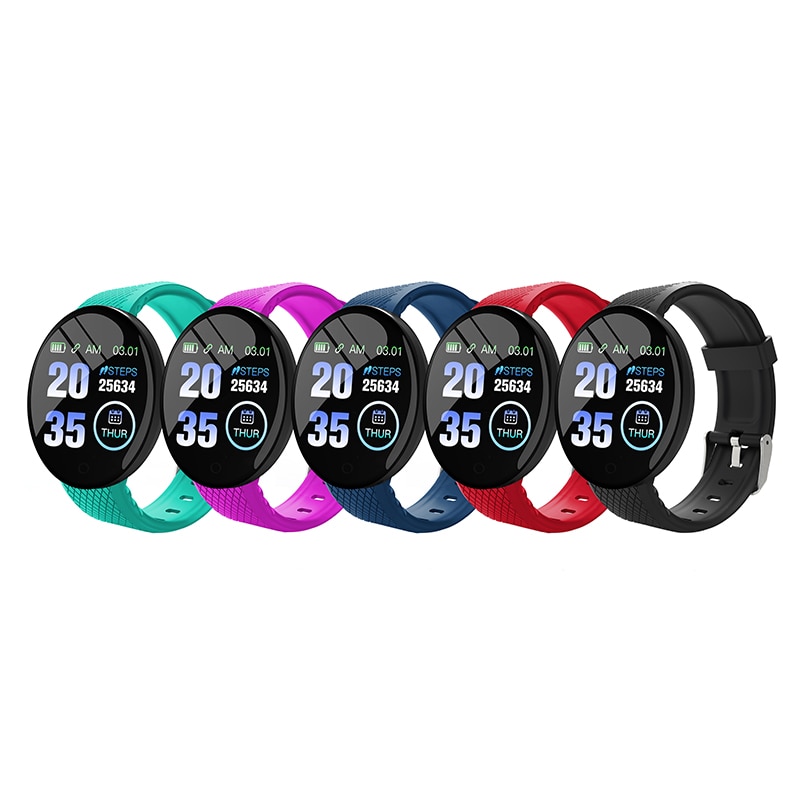 Montre connectée B28, moniteur de fréquence cardiaque, étanche, podomètre, pour Android A2