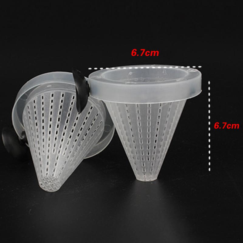 2 unids/set alimentador de gusanos cónicos acuario alimento para peces gusano en vivo gusano de sangre cono de alimentación salmuera de gambas para comer alimentador suministros