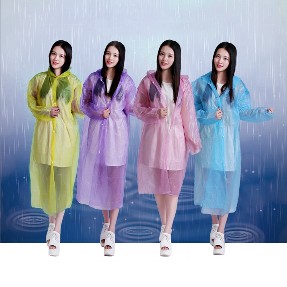 Disposable Emergency Adult Waterproof Bicycle Emergency Disposable Raincoat Women Man Rain Coat