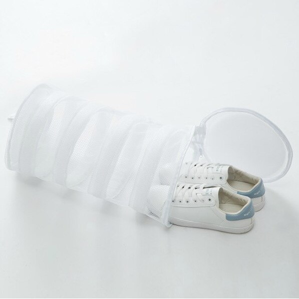 Zipper Mesh Laundry Bag Household Anti-deformation Washing Machine Washing Bag Shoes Airing Dry Tool Underwear Bra Washing Bag