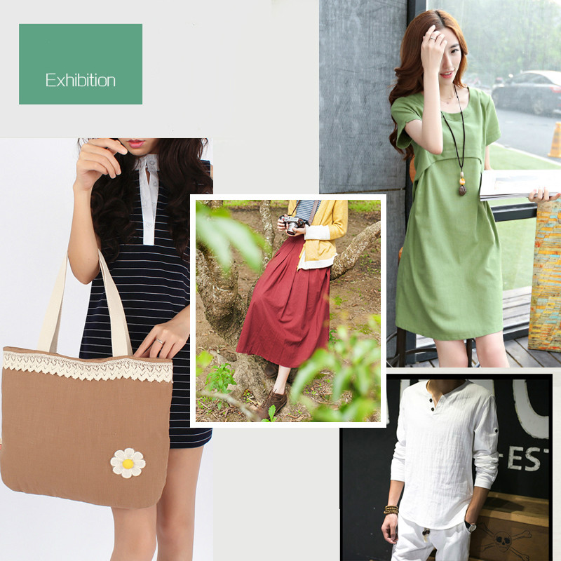 50 x 150cm enfärgat linne-bomullstyg för nålbroderi lapptäcke sömnad textilier sommarkläder ramityg