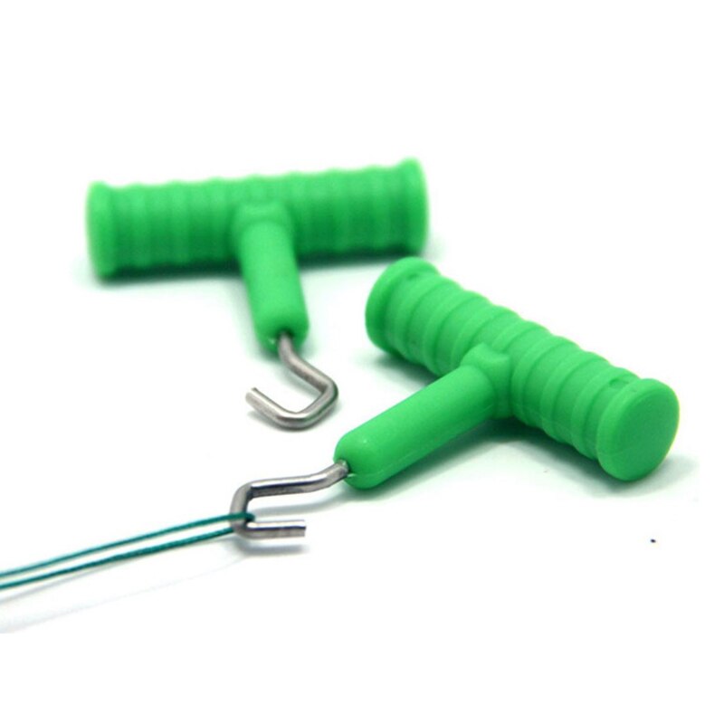 3 Stks/partij Vislijn Knoop Puller Rvs Vissen Hair Rig Vishaak Maken Knopen Gereedschap Karper Pesca Vissen Accessoires