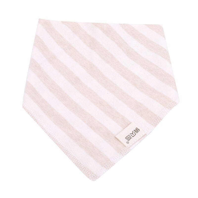 Stripted Animal Print Baby Bandana Bibs Baby Babador Feeding Smock Infant Burp Cloths Cartoon Saliva Towel Baby Eating Accessory