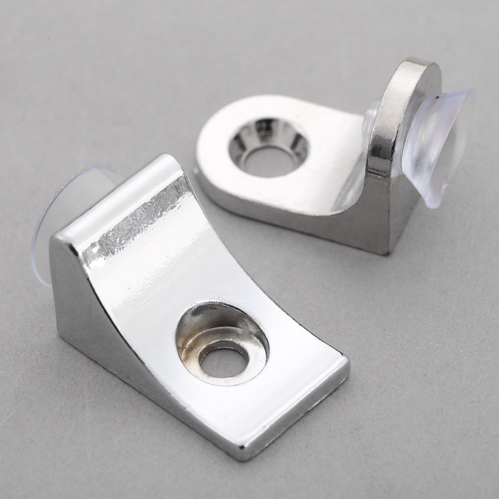 10Stck Saugnapf Basis Unterstützung Halfter Für Zink Legierung Metall Platte Glas Regal Montage w/Schrauben