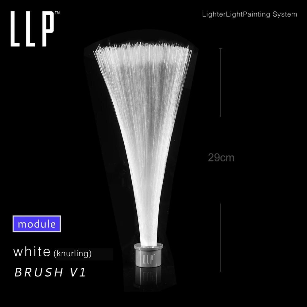 Black Fiber Optic brush module for Light painting,portrait photography,Hand drawn stick,Graffiti Streamer photography: white knurling