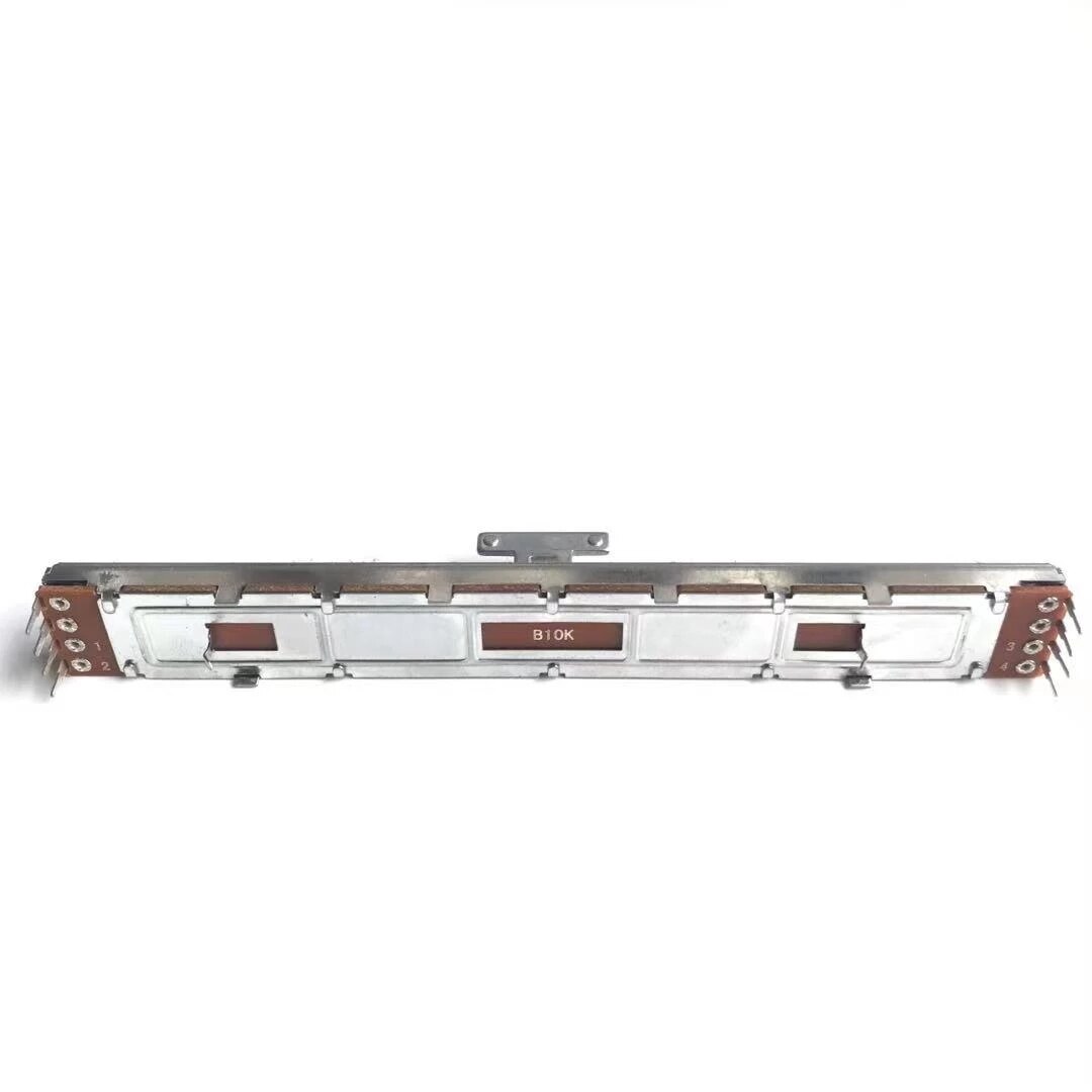 4pcs 12.8CM 128MM Foe Behringer X32 mixer B10K DOUBLE mixer potentiometer 4+4 8 feet 13MMT Sliding Potentiometer