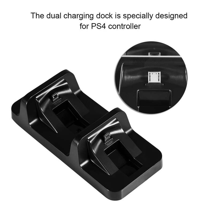 Dual Charging Dock Docking Station Stand USB Charger for PlayStation 4 PS4 Game Controller Power Supply Tester