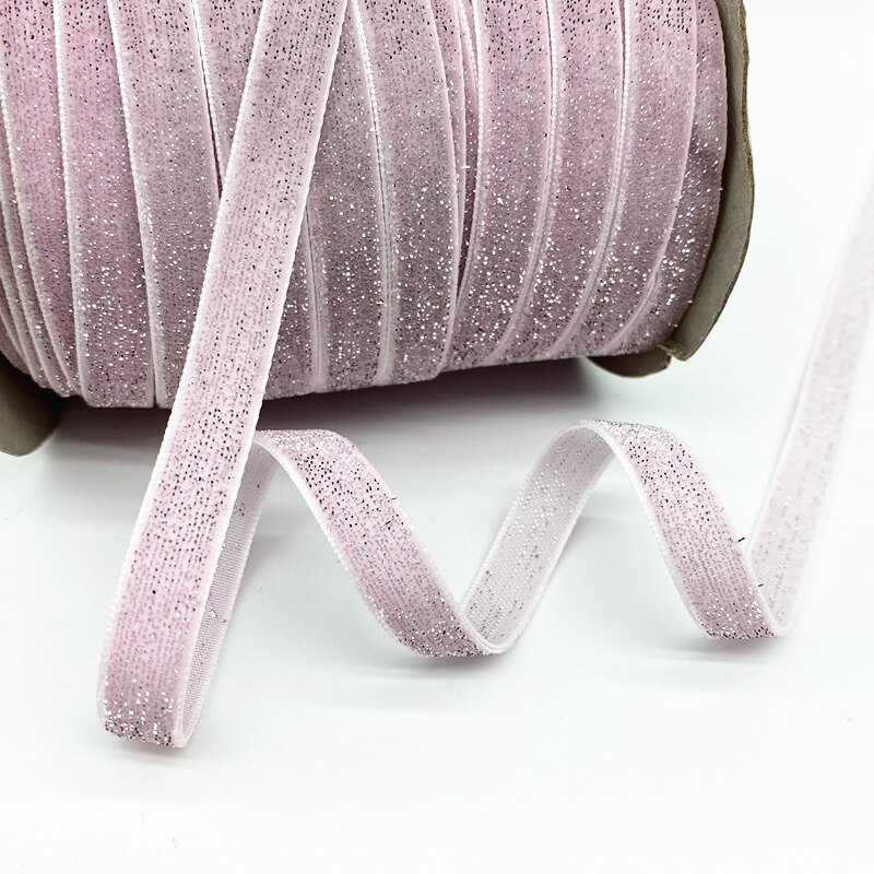 16 Kleuren 10Mm Goud En Zilver Draad Fluwelen Lint Bruiloft Feest Decoratie Handgemaakte Geschenkverpakking Haar Strik Diy