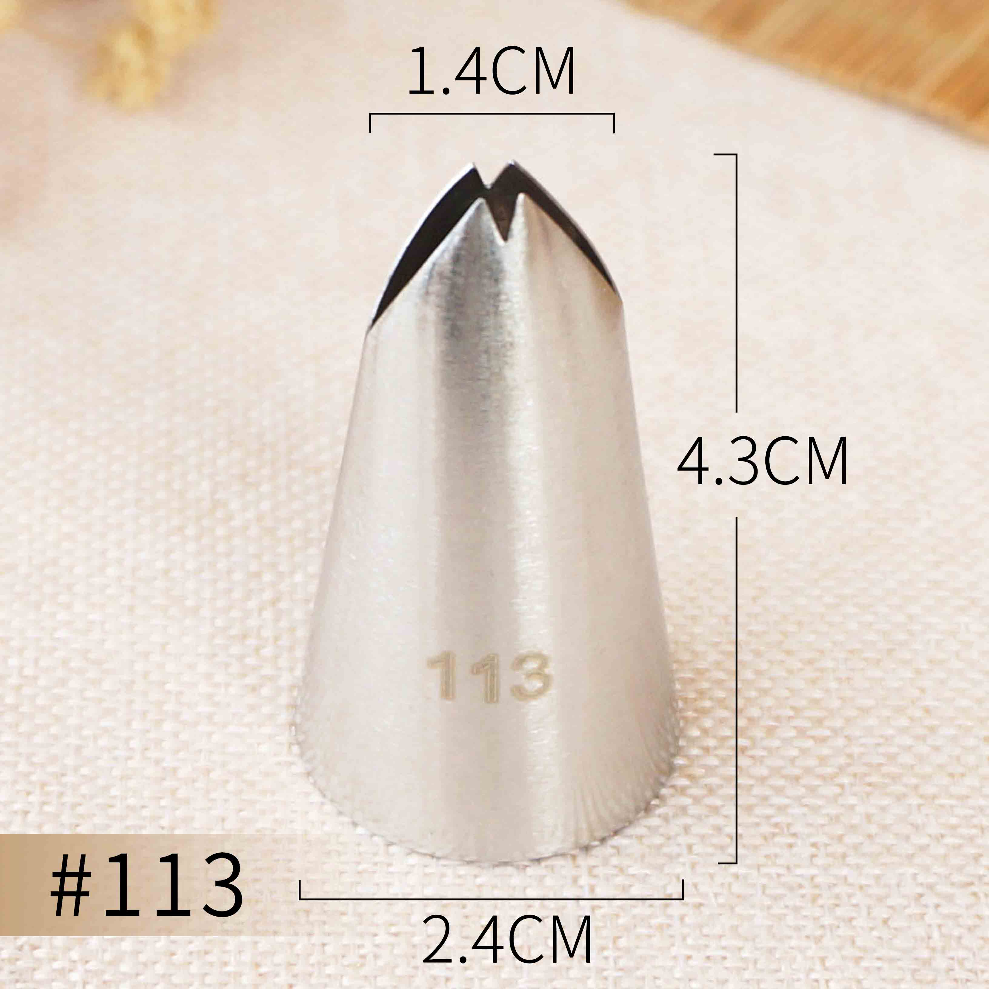 #112 #113 #114 #115 Bico De Confeiteiro Piping Dica Bicos Pastelaria Dicas de Decoração Do Bolo Do Copo Ferramentas de Cozimento Bakeware Criar Folha Folhas: 113