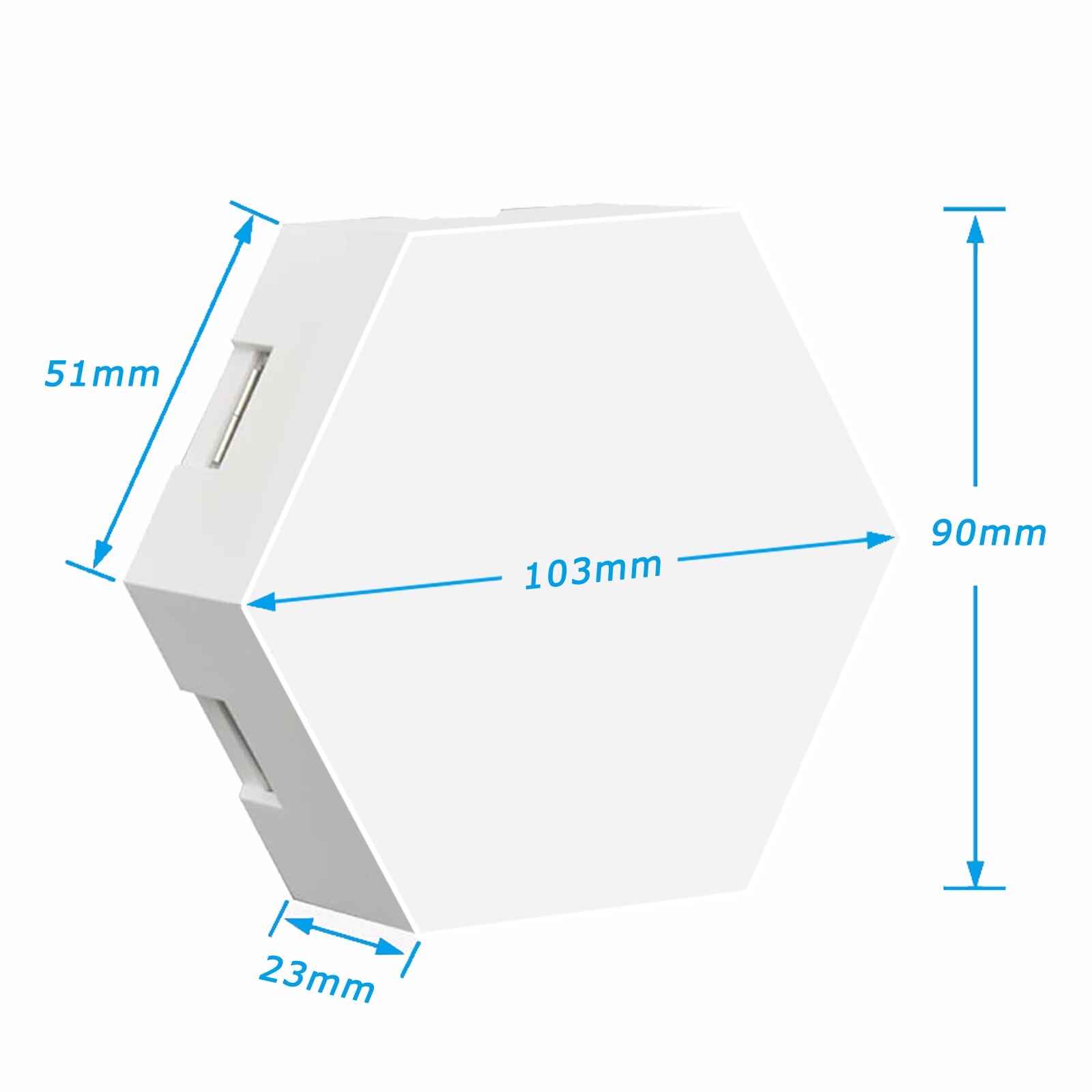 Single LED Panel Module for Tuya Wifi Hexagon Light Kit, Not included wifi controller