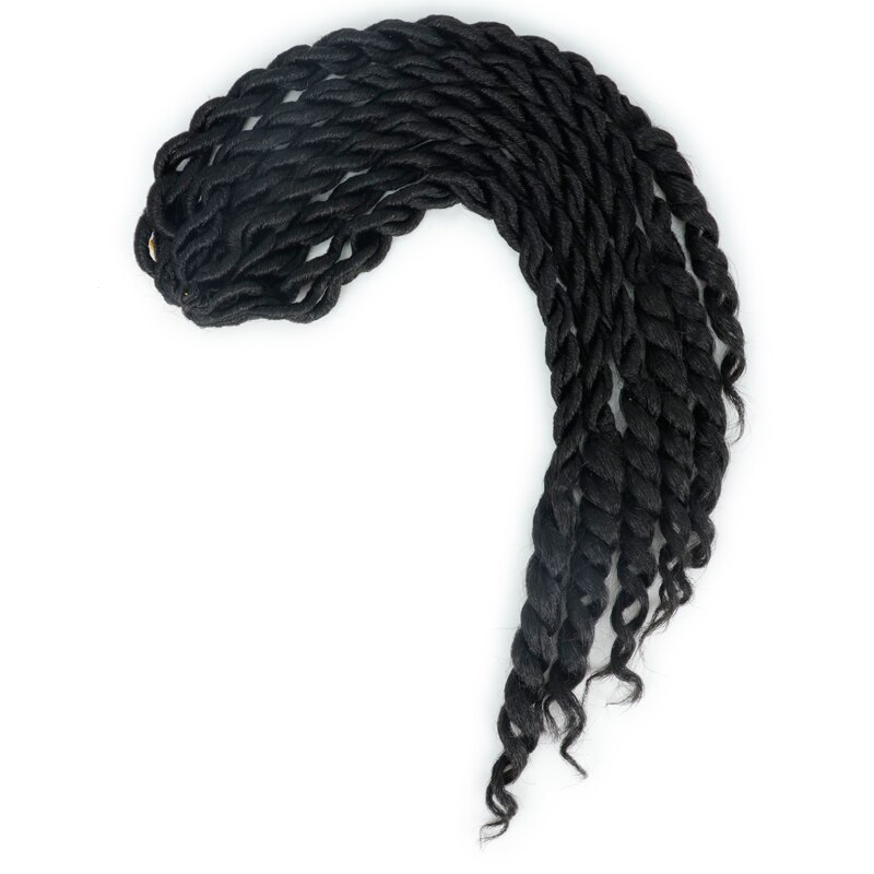 LISI chica peluca extensiones de cabello sintético para las mujeres jóvenes Crochet Artificial sintético trenzado pelucas ondulado trenzado trenzas: 2
