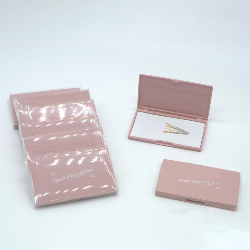 1Pcs Magnetic Needle Storage Box Manual DIY Inserting Needle Plastic Needle Embroidery Rectangle Organizer Display Container