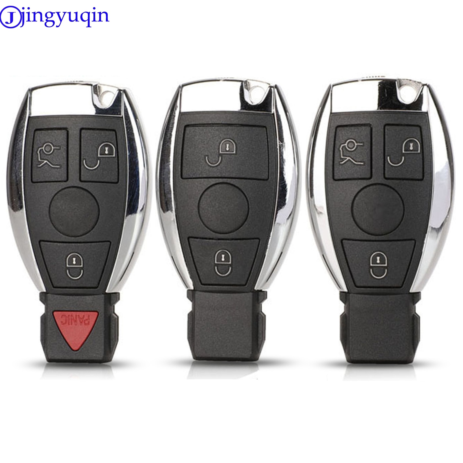 jingyuqin 2/3/4 B Keyless Entry Remote Car Key For Mercedes Benz Year 2000+ Supports Original NEC and BGA