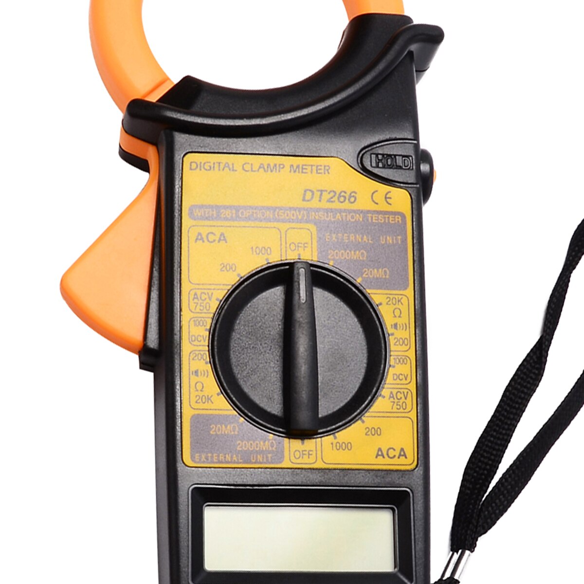 DT266 Clamp Multimeter AC/DC Strom Spannung Tester LCD Digital Clamp Multimeter withTest Kabel