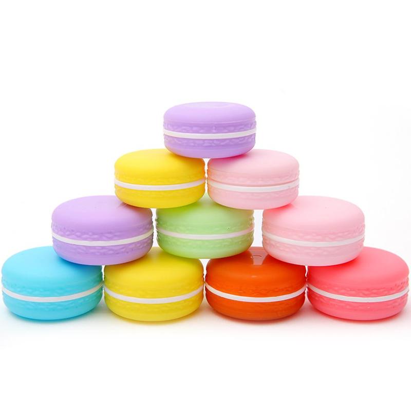 10g Macaron Candy Color Empty Cosmetic Containers Diy Lip Gloss Containers Travel Sub-bottling