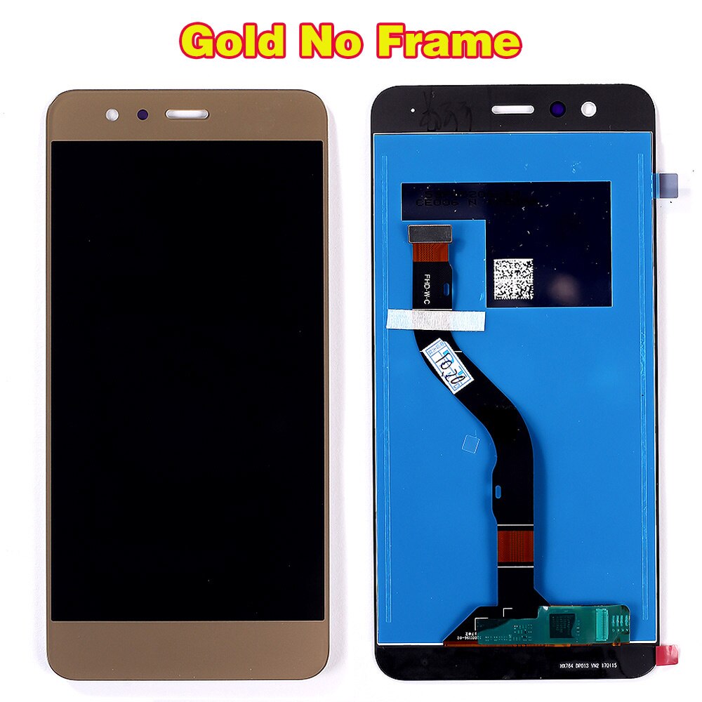 LCD pour Huawei P10 Lite 5.2 pouces IPS écran tactile numériseur assemblée 1920*1080 MultiTouch pour Huawei p10 lite écran: Gold No Frame