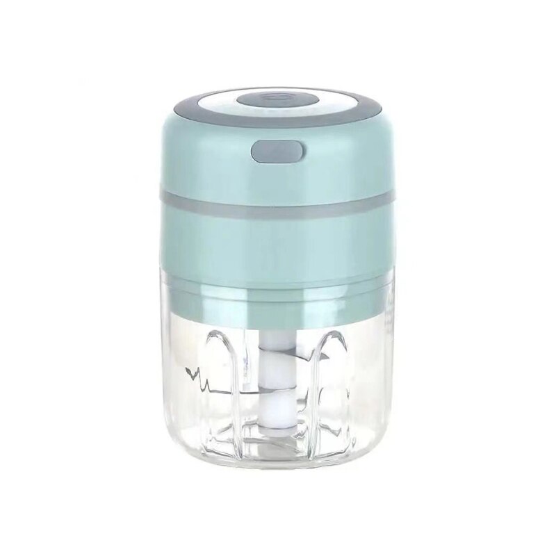 Electric Mini Garlic Press Mincer Food Chopper Processor for Pepper Vegetable Nuts Crushed Ginger Baby Food Maker: GNH  250ML