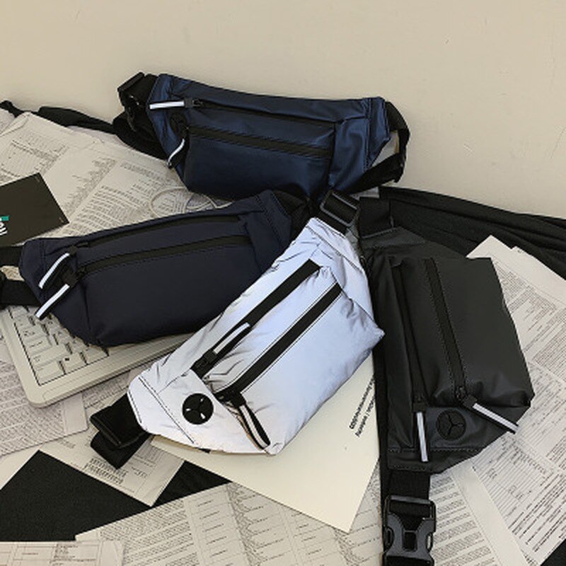 Waterdichte Man Heuptas Fanny Pack Mode Borst Pakken Outdoor Crossbody Tas Grote Capaciteit Unisex Riem Tassen Hip Taille Packs