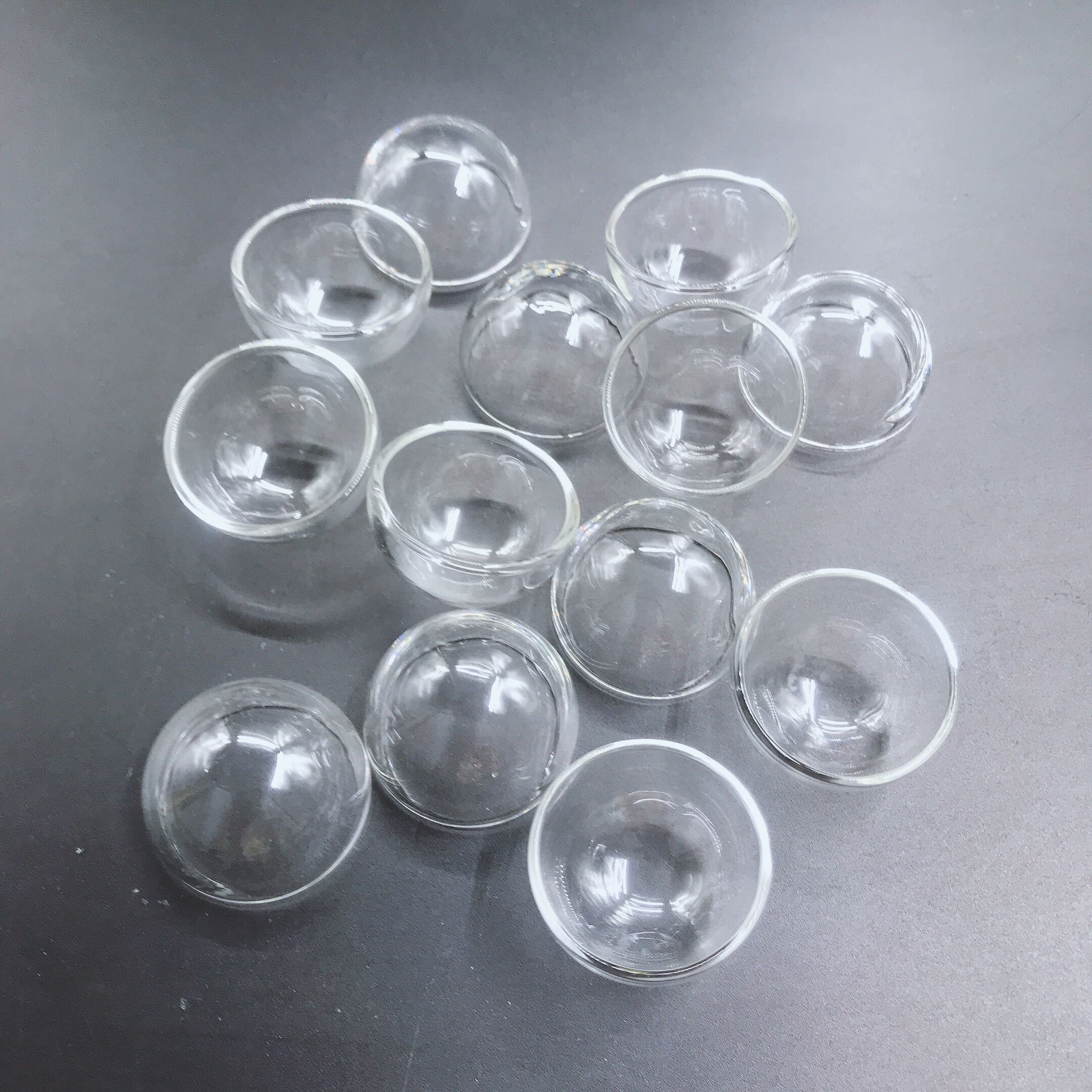 1/2/3/5pcs 30mm Hemisphere glass dome cover diy clear half round bottle glass globe bubble glass vial pendant necklace Accessory