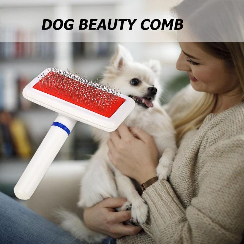 1pc Pet Hond Kat Naald Kam Puppy Huisdieren Haar Remover Kam Borstel Rake Kam Pet Katten Honden Schoonheidsverzorging grooming Tool Huisdieren Benodigdheden