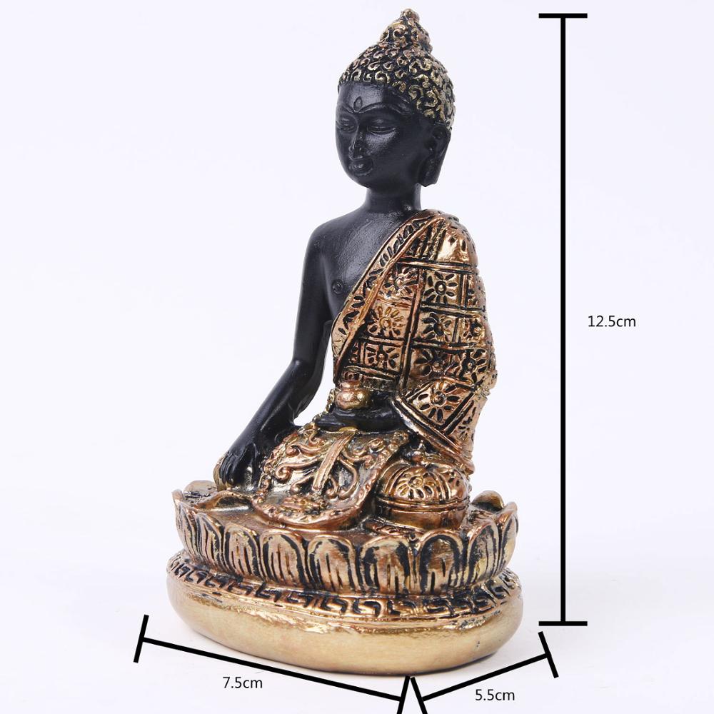 Südostasien Harz Buddha Statue Hindu Buddhismus dekoration emple Yoga Buddha Figur Meditation Indien Religiöse Wohnkultur: F