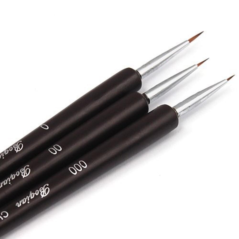 EEN # 3 Pcs Puntjes Schilderij Tekening UV Gel Liner Polish Brush Tool Nail Art Pen #1106 & EEN