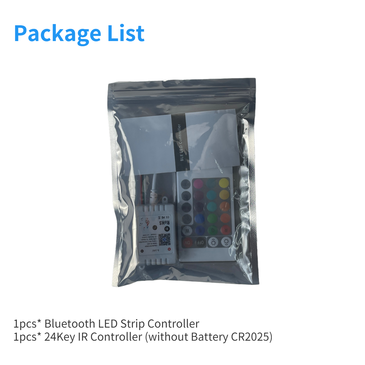 3- pin rgb + cw + ww dimmable controller for rgb led strip lights, 5v-24v bluetooth app control, supports voice control via alexa and google assistant
