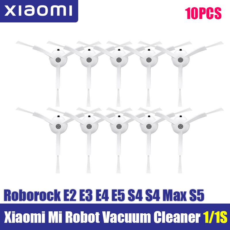 For Xiaomi Mi Robot 1/ 1S SDJQR01RR SDJQR02RR SDJQR03RR E3, S4, S4 Max, S5 Vacuum Cleaner Main Side Brush Filters Mop Parts: light green