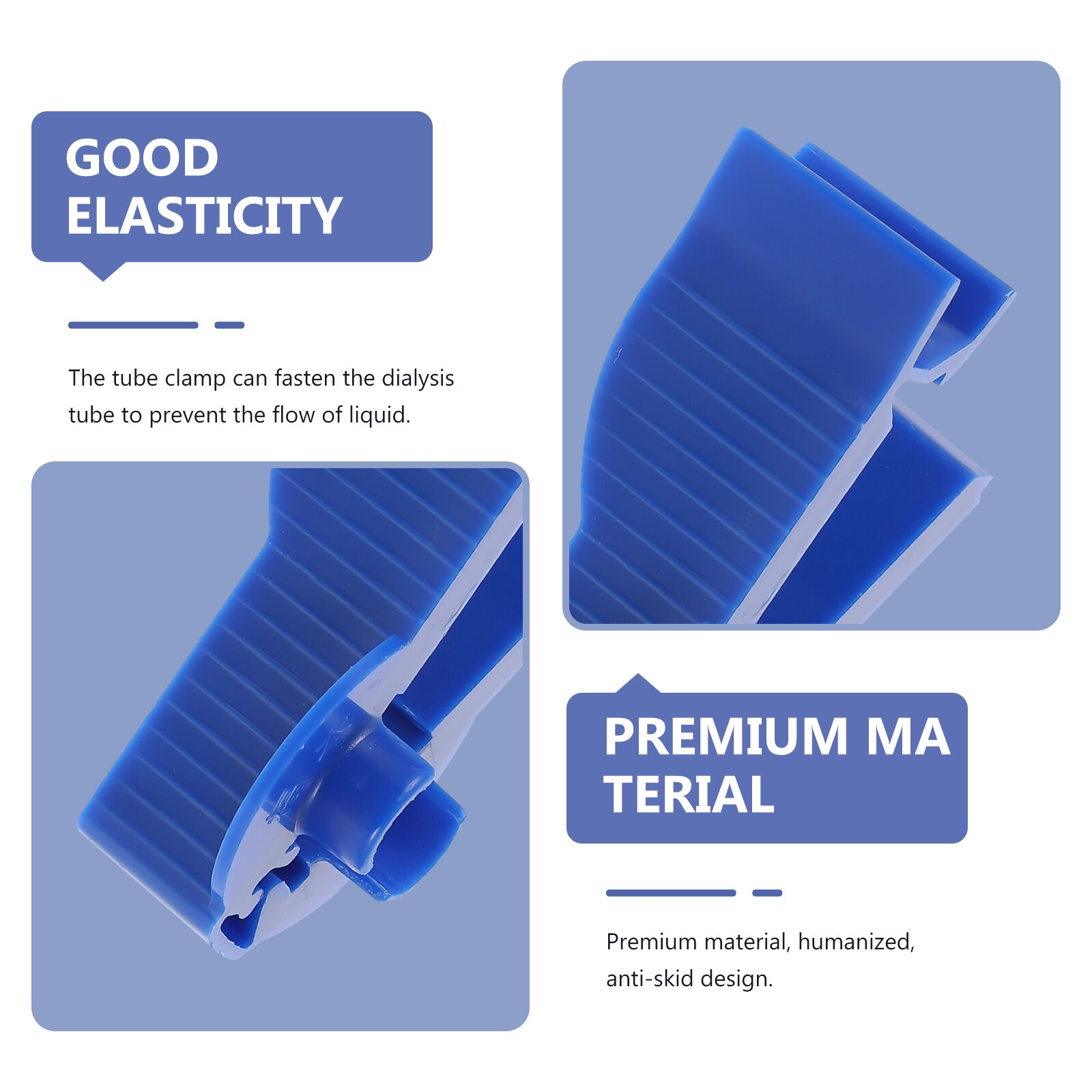 3Pcs Practical Peritoneal Dialysis Tube Flow Clips... – Grandado