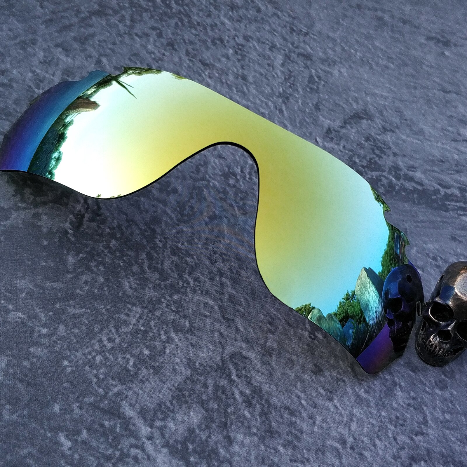 Firtox policarbonato lentes de repuesto para-Marco de gafas de sol Oakley RadarLock Edge ventilado OO9183-múltiples colores (solo lentes)