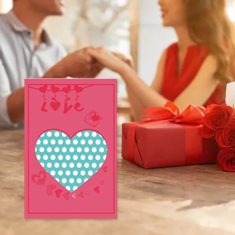 Roze Liefdeshart Sakura Kersenbloesem Liefde Pop-up Kaart