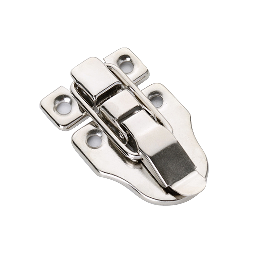 4pcs Lock Toggle Catch Fastener Wooden Box Hardware Metal Hasps Home Closure With Keyhole For Luggage Latch Clasp Multifunction