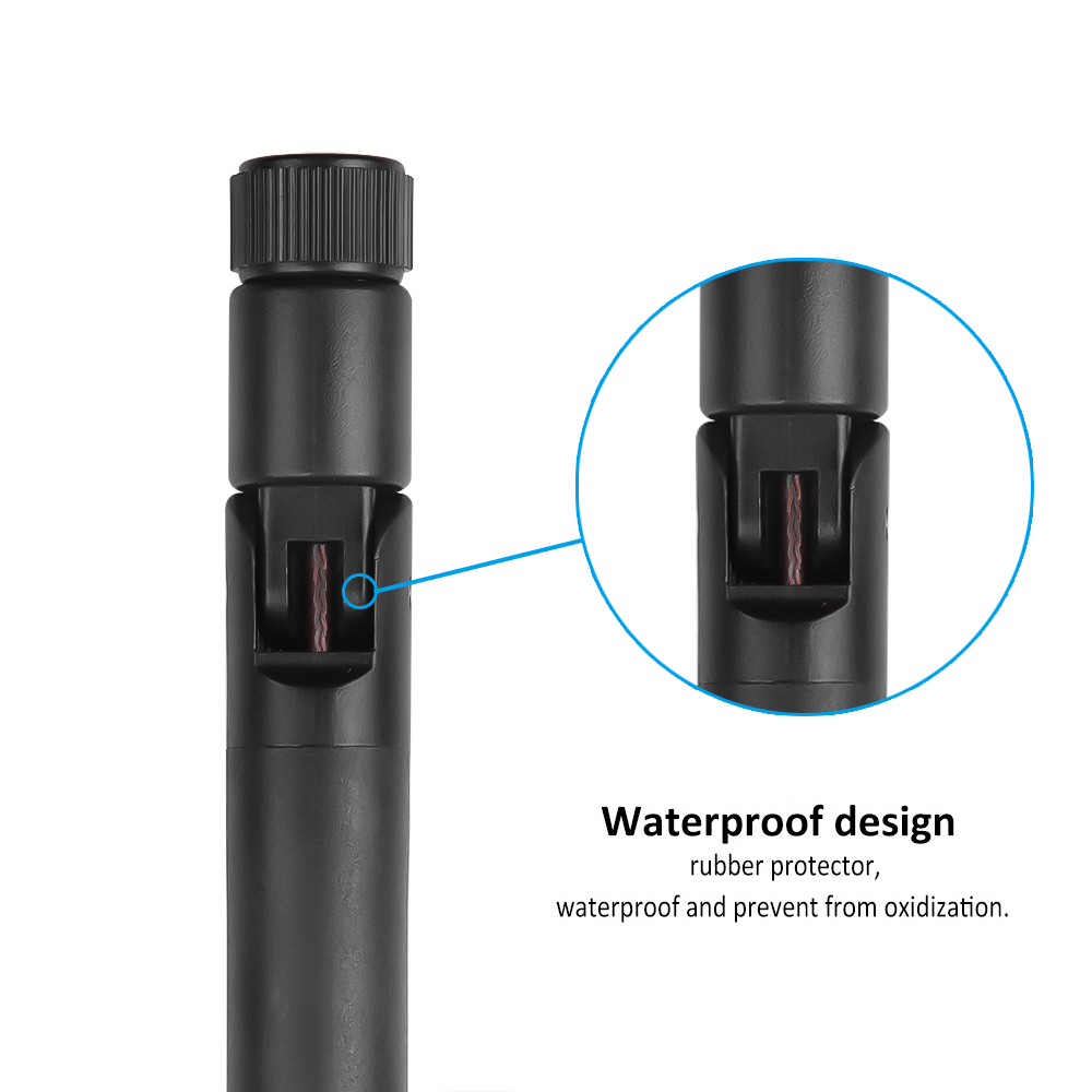 Kebidumei, enrutador inalámbrico tipo WiFi de 2,4 GHz 6dBi, antena SMA 2,4G para Mini PCI U.FL IPX a RP SMA, Cable Pigtail macho