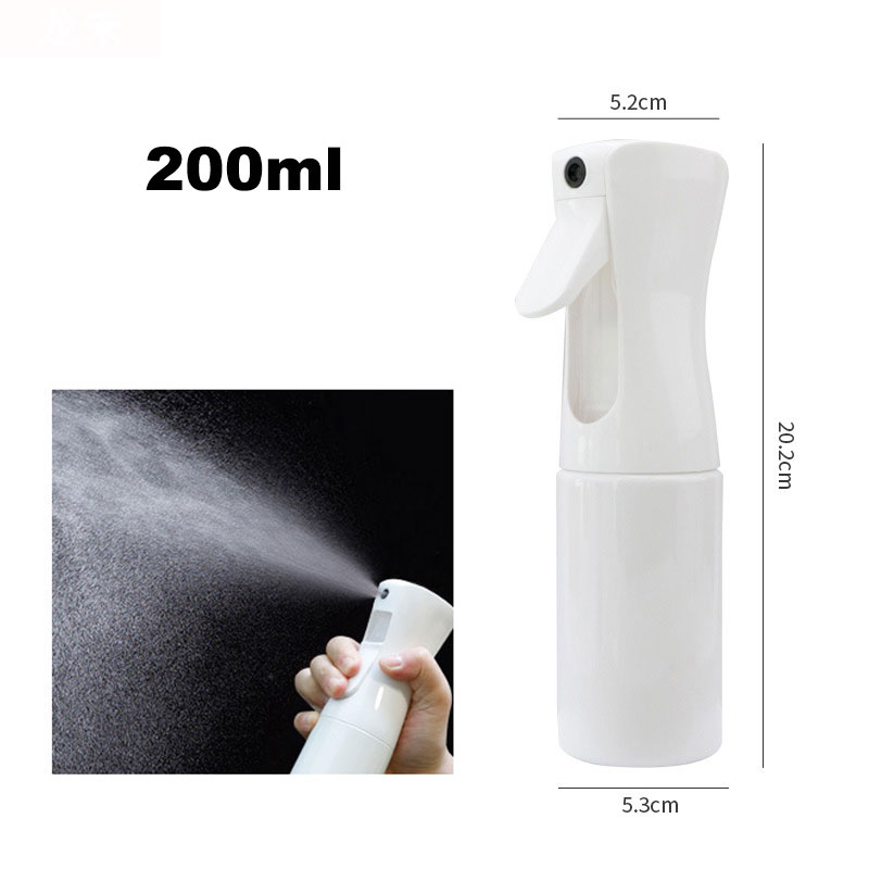 200ml/300ml/500ml højtryks kontinuerlig sprayflaske hårpleje makeup vandpåfyldningssprayflaske tryk tåge sprayflaske: Mørkegrå