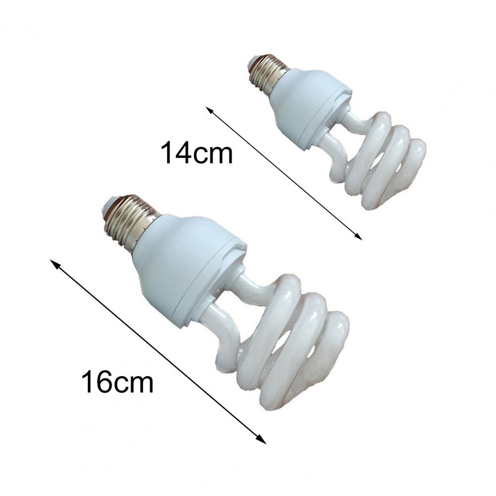 Bombilla para reptiles 5,0/10,0 UVB 13/26W, lámpara para Tortuga, lagarto, serpiente, Lguanas, 110V, lámpara de calor, luz de ahorro de energía