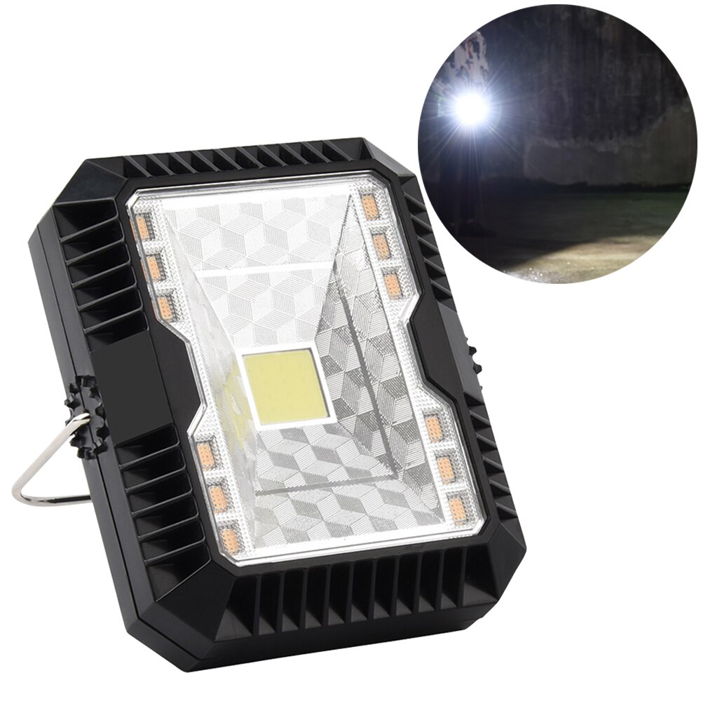 Mutilfunction Solar Camping Lantern USB Rechargeable Power Ourdoor Adjustable LED Tent Light For Hiking Travel Garcen Yard Using