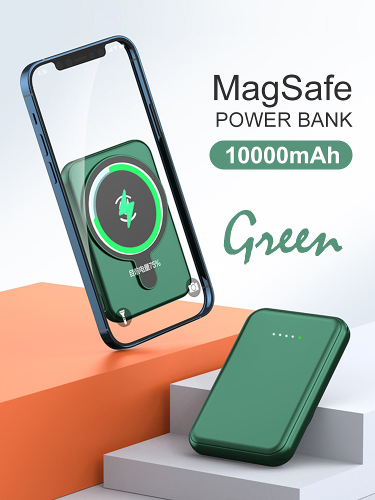 Magsafe Magnetic 10000mAh Wireless Power Bank Mobile Phone External Battery For iphone 13 12 13Pro 12Pro Max Mini Powerbank: 10000mAh-D