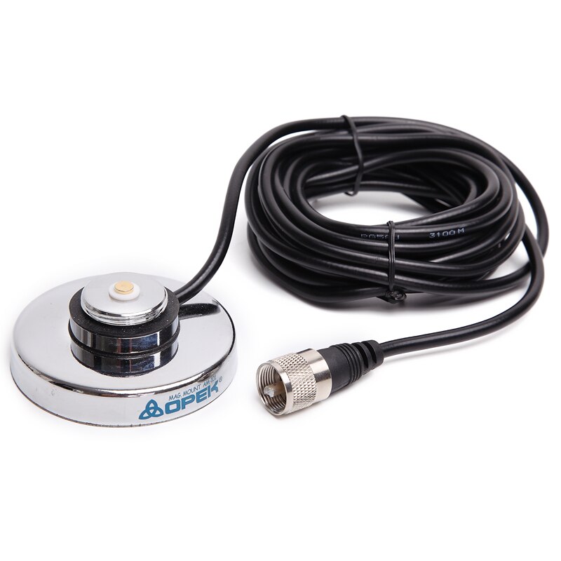 Opek NC-450M Uhf 400-520 Mhz Nmo Mini Antenne Magneet Mount Coaxiale Kabel Voor Baofeng Qyt Tyt Kenwood Mobiele radio Walkie Talkie