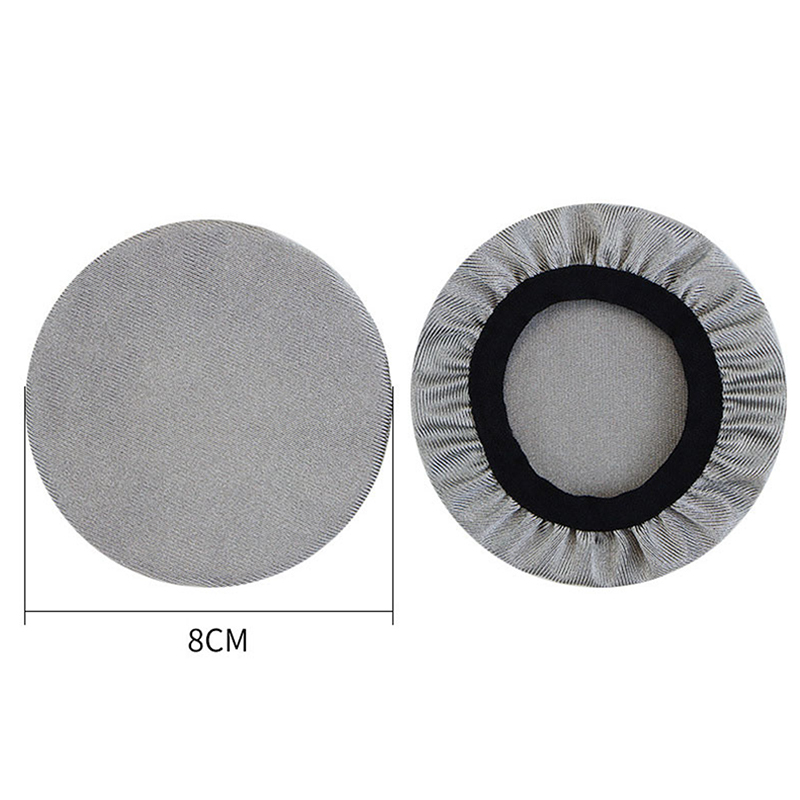 1 Paar Hoofdtelefoonhoes Elastische Wasbare Oorschelp Beschermer Hoofdtelefoon Stofdichte Hoes Voor On-Ear Hoofdtelefoon: Kaki