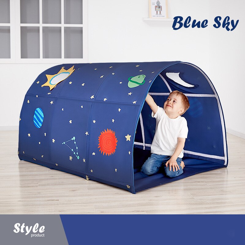 Portable children&#39;s Play House Playtent for kids folding small house room decoration tent Crawling Tunnel toy ball pool bed tent